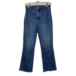 Anthropologie Daze Just Right Jeans Raw Hem Stretch Denim Women’s Size 27 New!